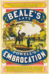 Jos. B. Beale - Beale’s late Powell’s embrocation (1868)