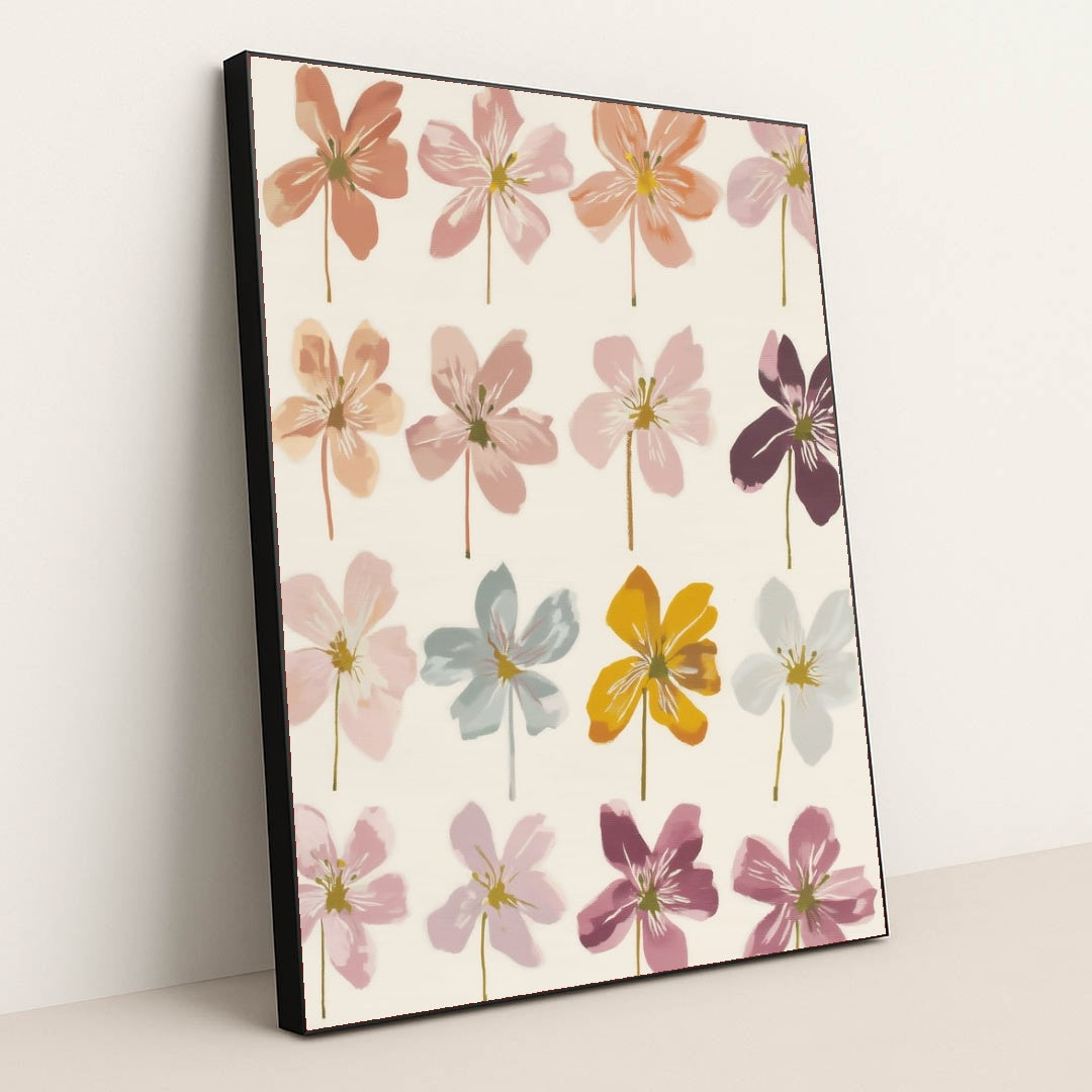 Blossom Arrangement by Anna Stone - Black Frame Stretchiez