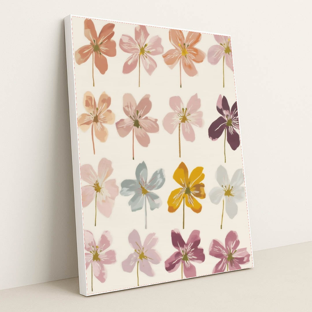 Blossom Arrangement by Anna Stone - White Frame Stretchiez