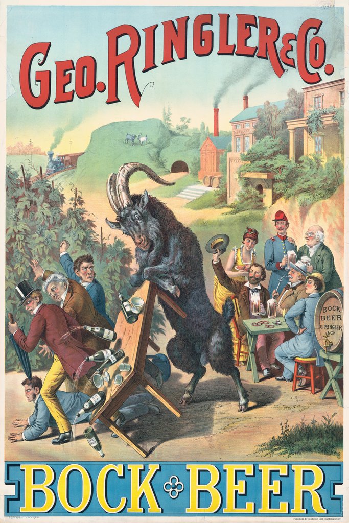 Henry Jerome Schile - Geo. Ringler & Co., Bock Beer (1886)
