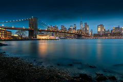 Fabien BELLANGER - A view of a bridge over a body of water