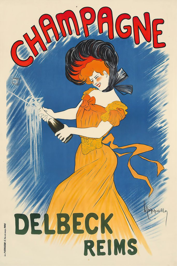 Leonetto Cappiello - Champagne Delbeck (1902)