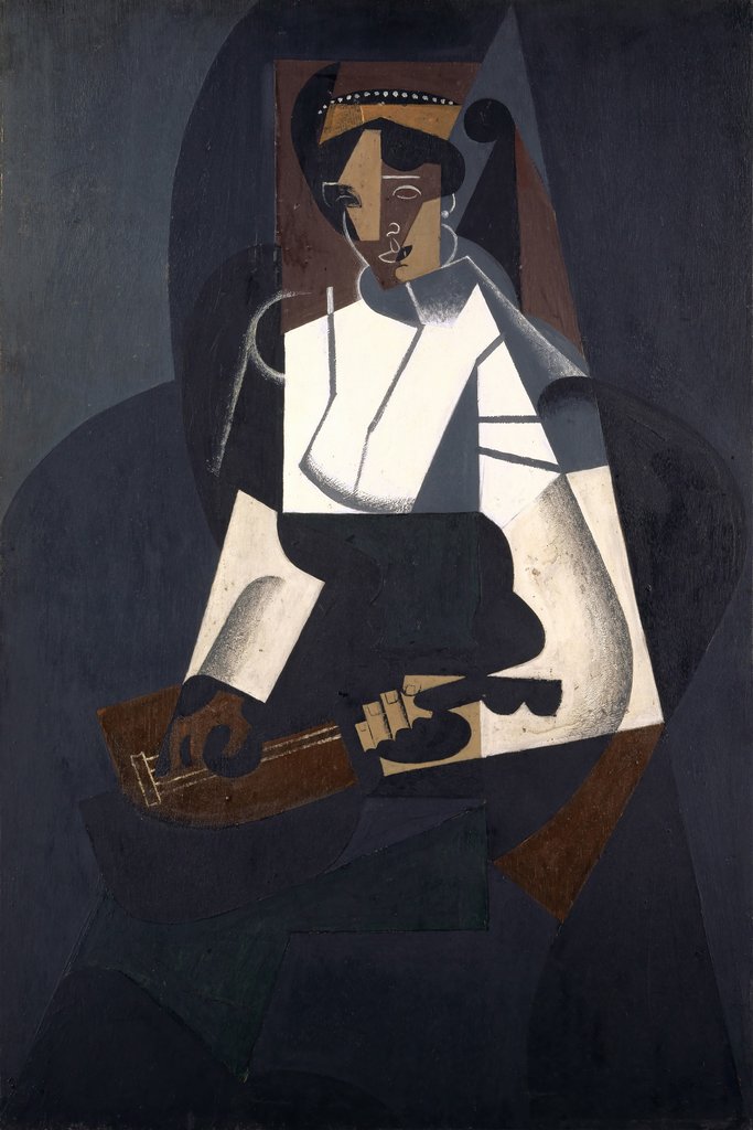 Juan Gris - Woman with Mandolin (1916)