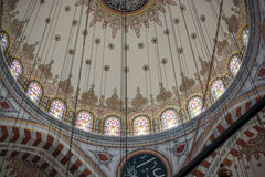 Stock Photos - Inner view of dome in Ottoman architecture in, Istanbul, Turkey