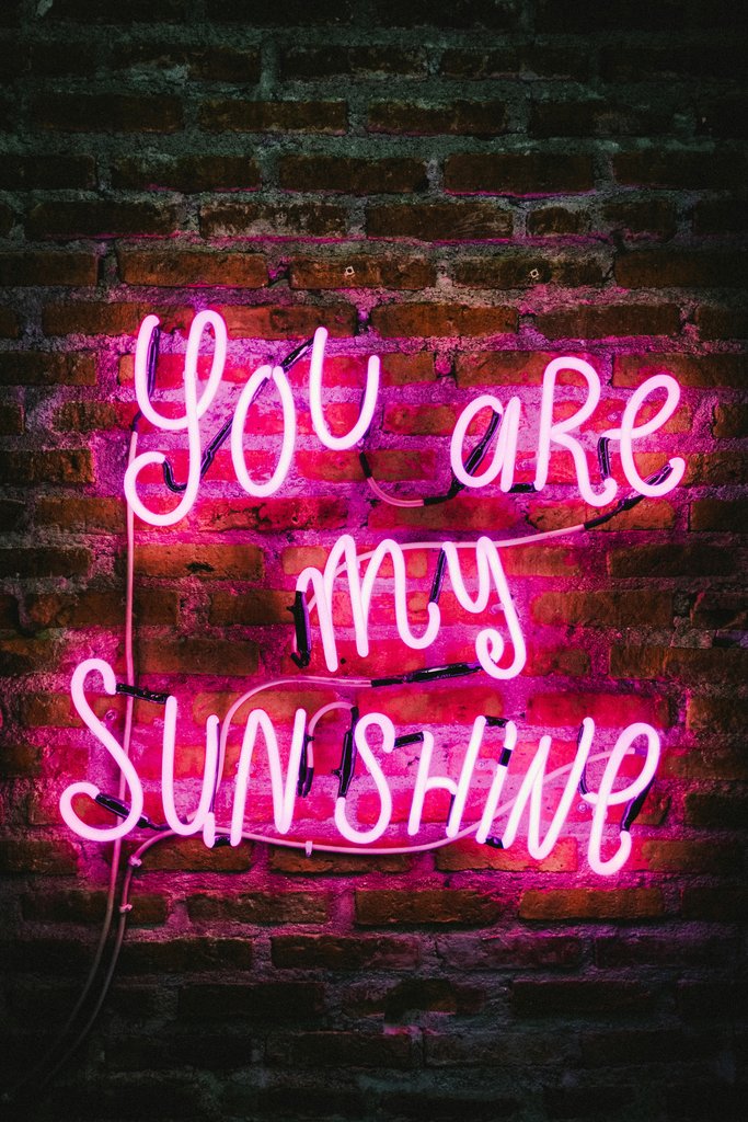 Let's go Together - Red and white happy birthday signage photo