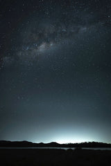 Nate Biddle - Captivating view of the Milky Way illuminating the night sky over Somerset Dam, QLD, Australia.