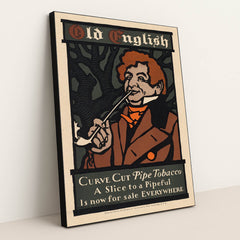 Old English, curve cut pipe tobacco (1899)