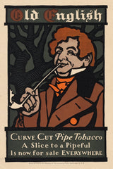 Will Bradley - Old English, curve cut pipe tobacco (1899)
