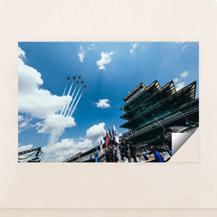 Pagoda and Pylon — Indianapolis 500 US Air Force Flyover by Indycar Photography - Peeliez