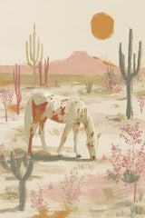 Painted Pony in the Desert by Anna Stone