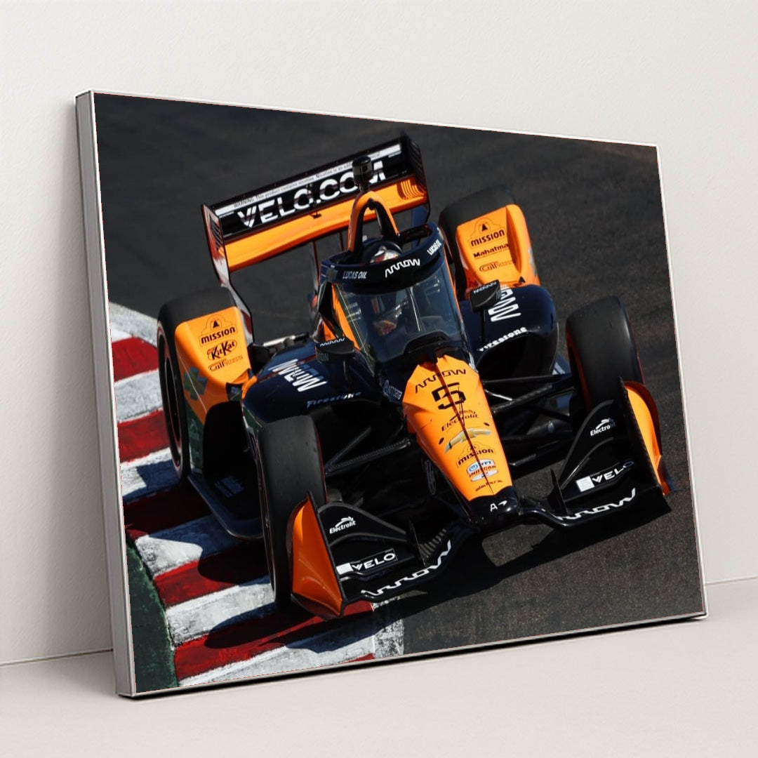 Pato O'Ward — Java House Grand Prix of Monterey | Full Speed by Joe Skibinski - Silver Frame Stretchiez