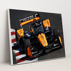 Pato O'Ward — Java House Grand Prix of Monterey | Full Speed by Joe Skibinski - White Frame Stretchiez