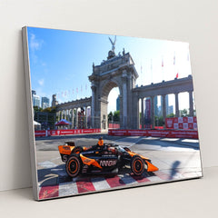 Pato O'Ward — Ontario Honda Dealers Indy Toronto | Trackside Action by Joe Skibinski - Silver Frame Stretchiez