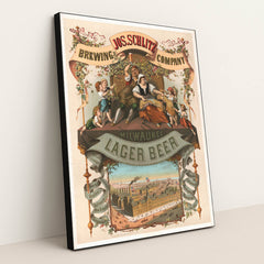 Jos. Schlitz brewing company, Milwaukee lager beer (1878)