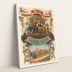 Jos. Schlitz brewing company, Milwaukee lager beer (1878)