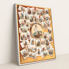 All nations use Singer sewing machines (1892)