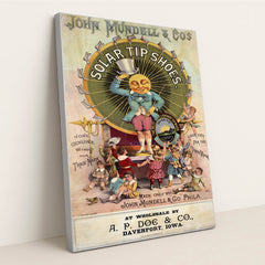 John Mundell & Co’s solar tip shoes Made only by John Mundell & Co. Phila.