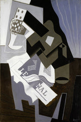 Juan Gris - Guitar, Book and Newspaper (1920)