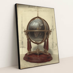 Terrestrial Sphere by Seven Akins - Black Frame Stretchiez