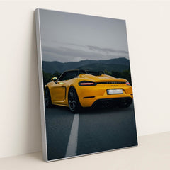 718 Spyder at Dusk by D Panyukov - Silver Frame Stretchiez