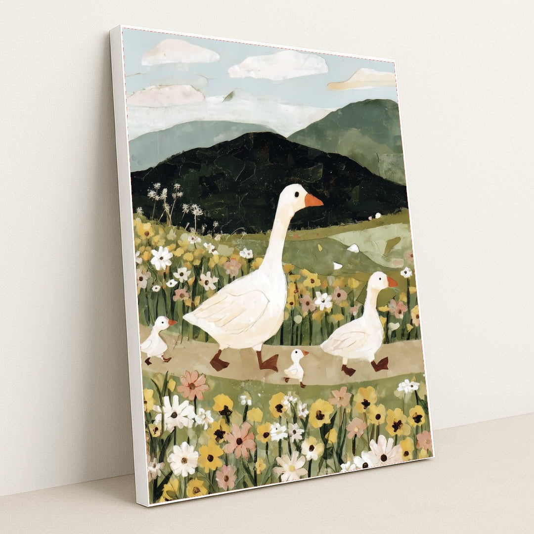 Geese in the Meadow - Product Image - 3