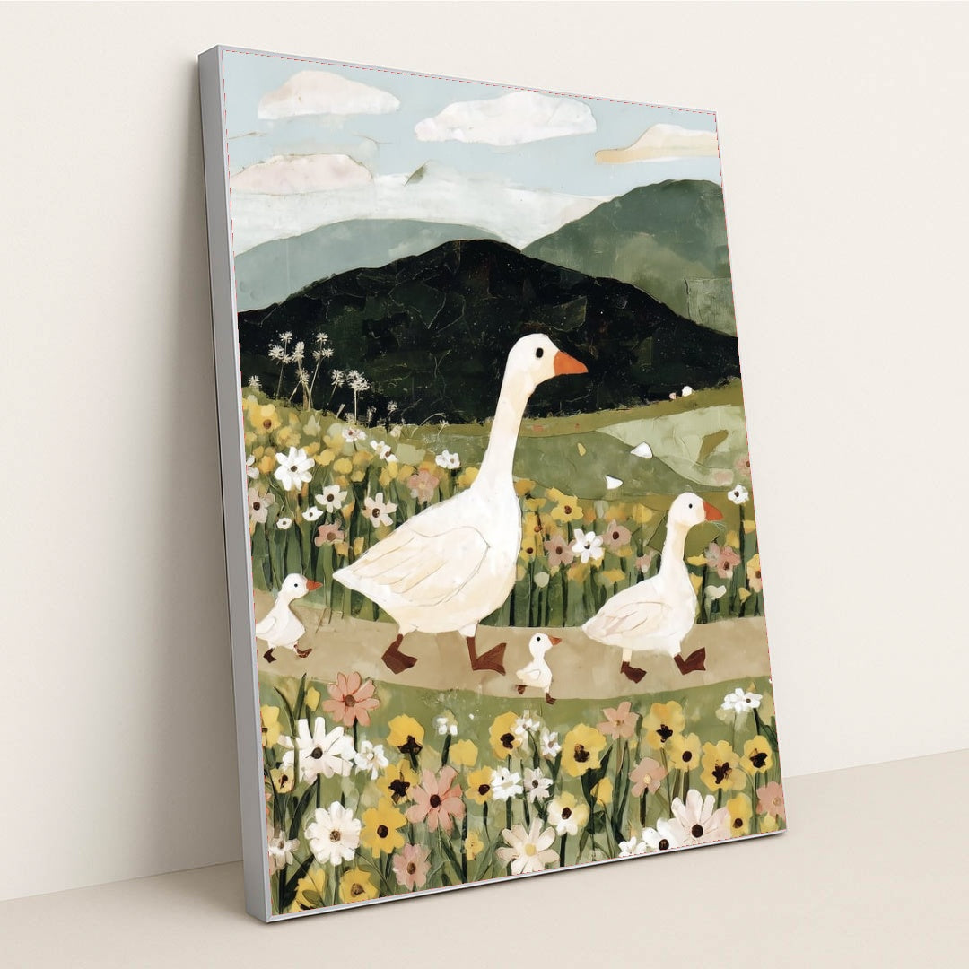 Geese in the Meadow - Product Image - 4