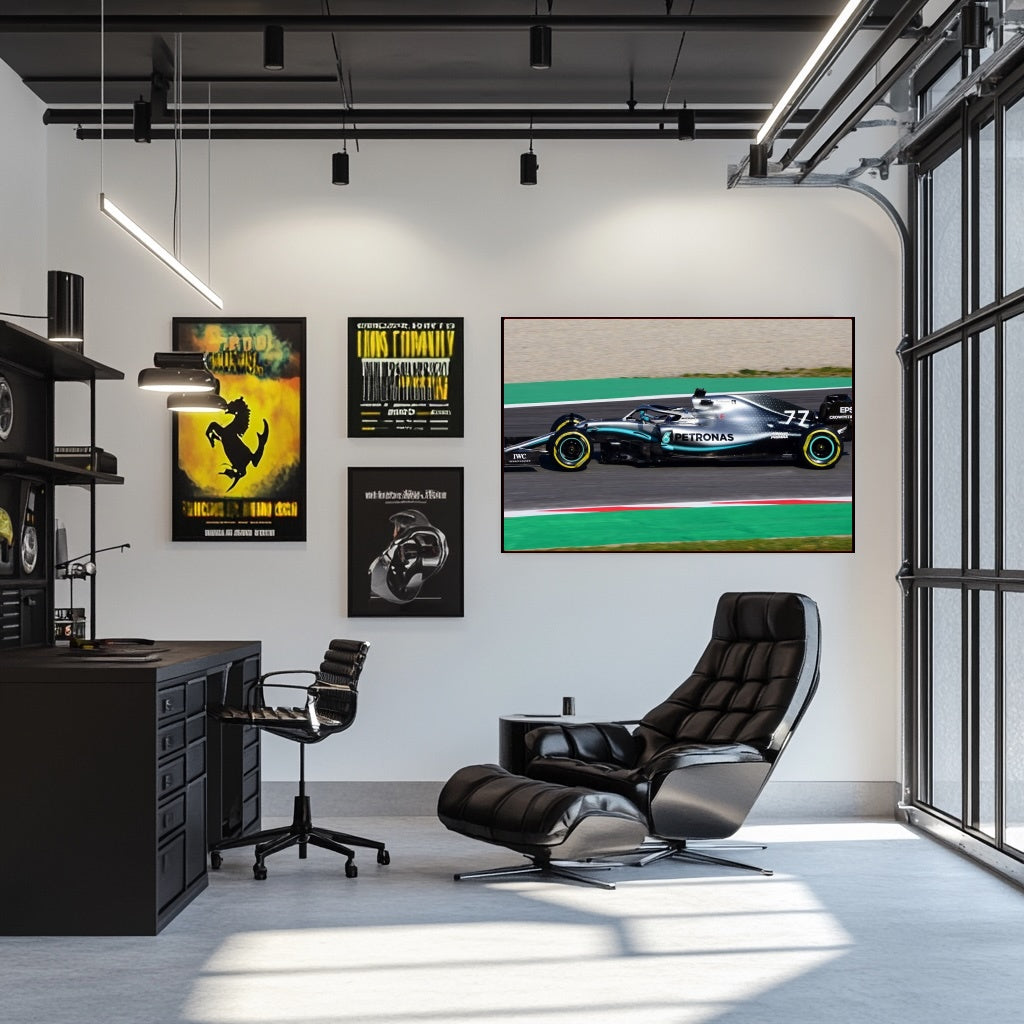 Mercedes W10 in Full Flight - Product Image - 6
