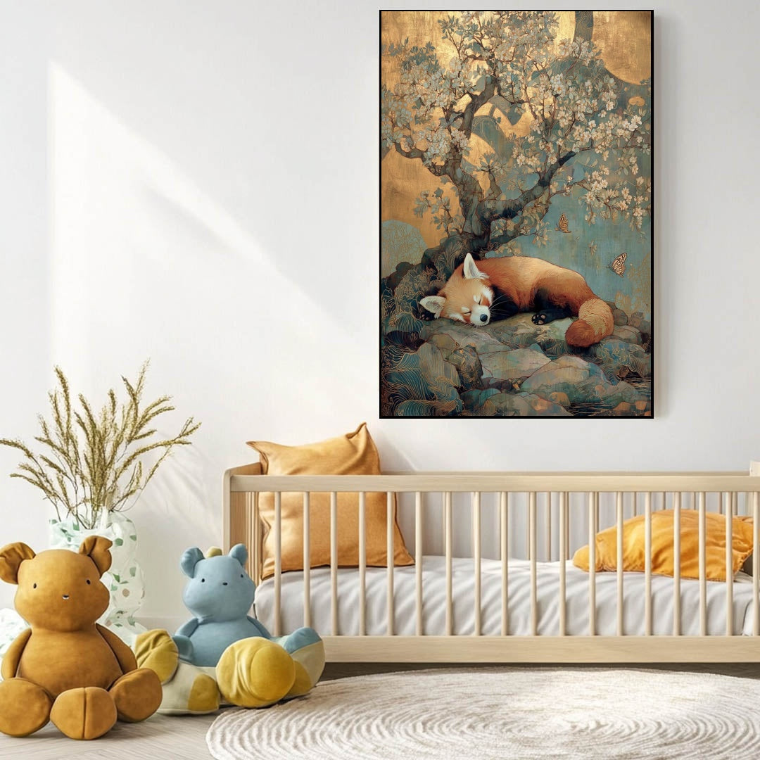 Red Panda's Golden Slumber - Product Image - 6