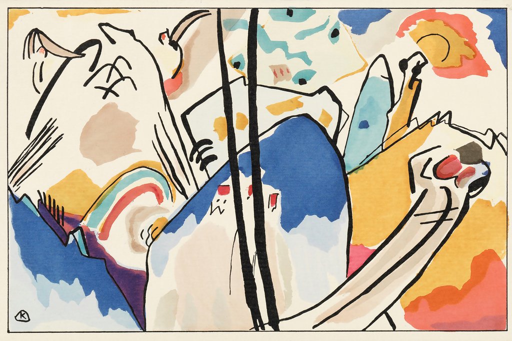 Wassily Kandinsky - Der Blaue Reiter (1914)