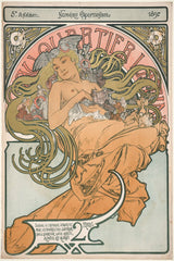 Alphonse Mucha - Au Quartier Latin (1897)