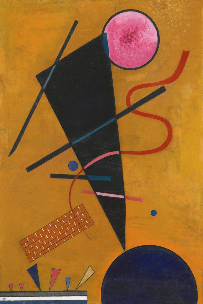 Wassily Kandinsky - Berührung (Contact) (1924)