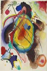 Wassily Kandinsky - Entwurf zu einem Wandbild für Edwin R. Campbell (1914)