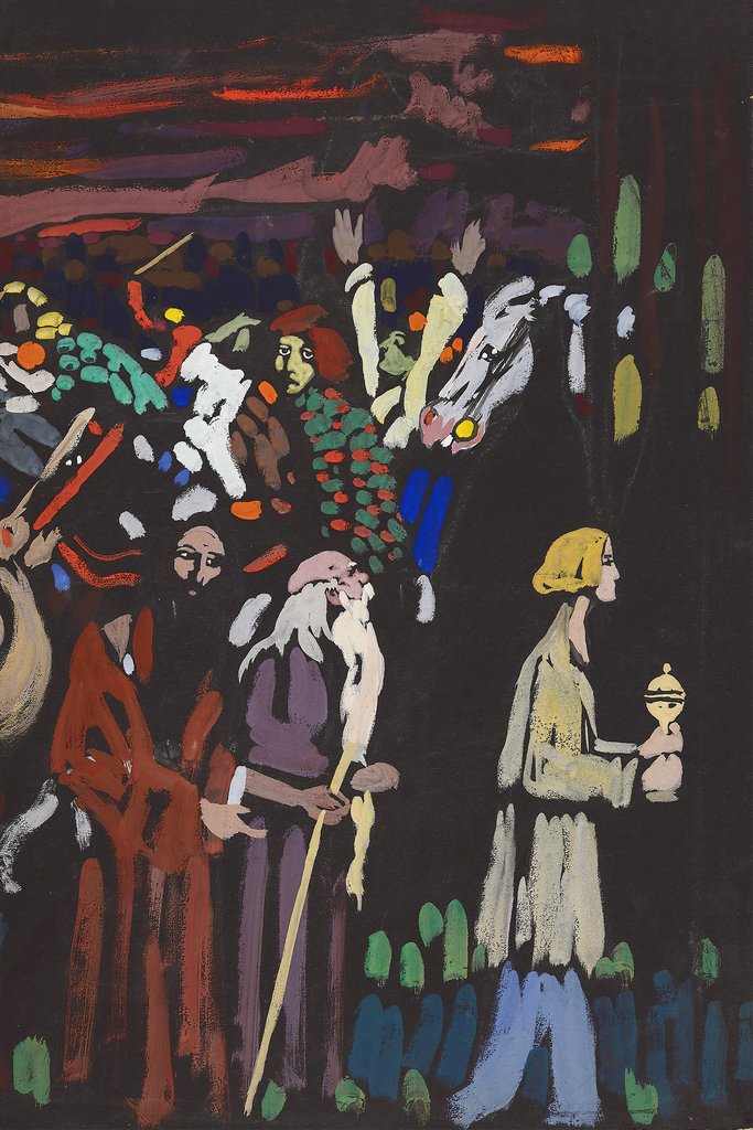 Wassily Kandinsky - Study on ‘Panic’ (1907)
