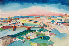 Wassily Kandinsky - Blick auf Moskau (1915)