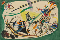 Wassily Kandinsky - Entwurf Zu ‘grüner Rand’ (Study For ‘green Border’) (1919)