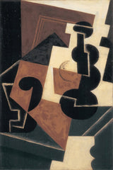 Juan Gris - Glass and Water Bottle (1917)