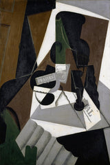 Juan Gris - The Pot of Strawberry Jam (1917)