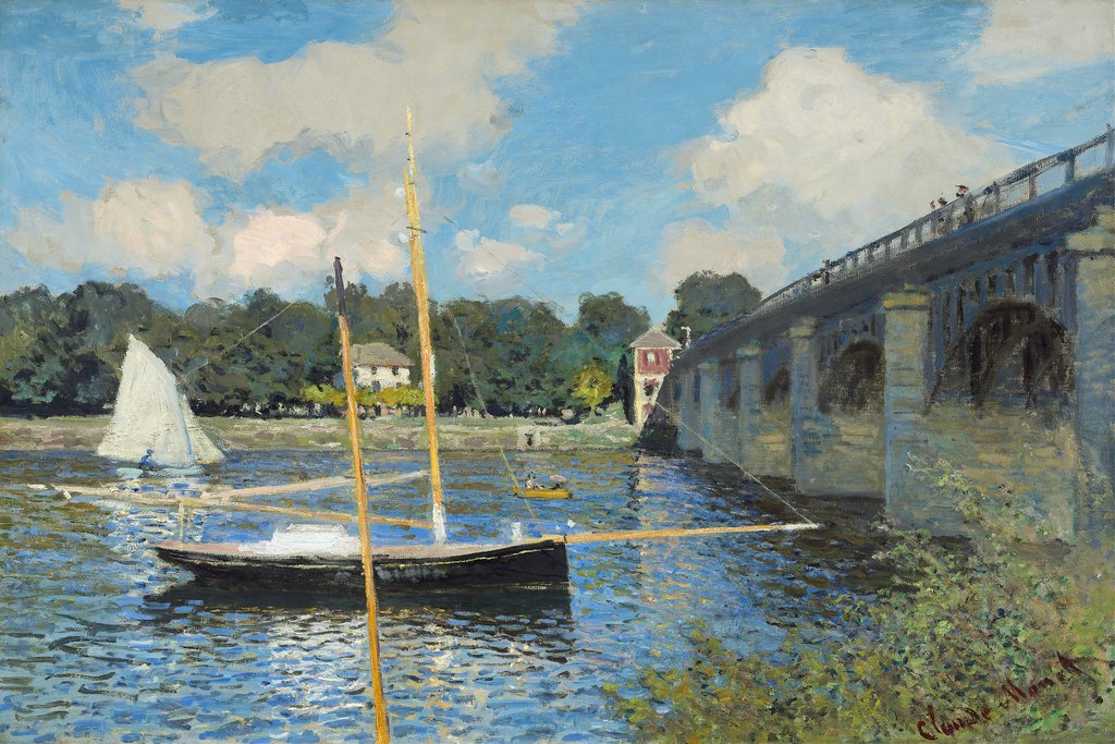 Claude Monet - The Bridge at Argenteuil (1874)