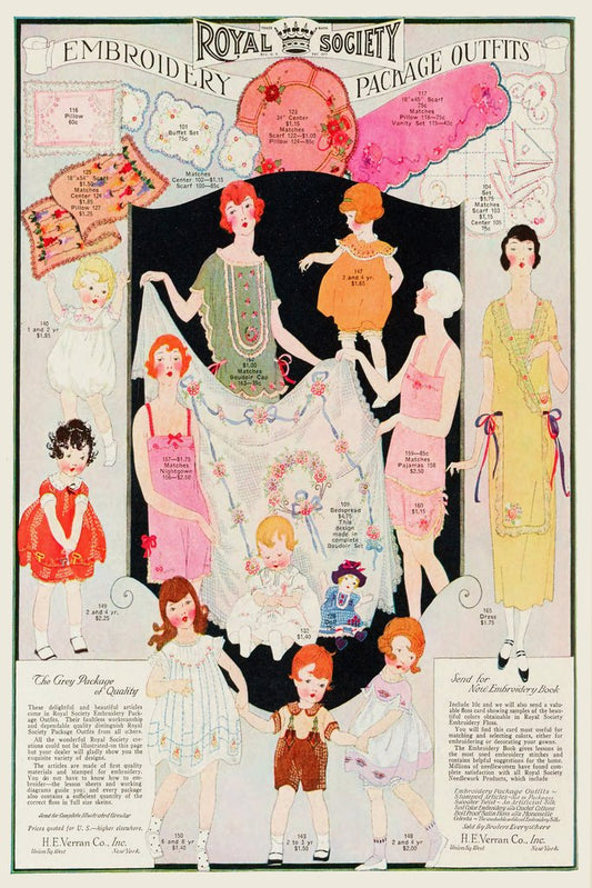 Anonymous - Royal Society Embroidery Package Outfits (1924)