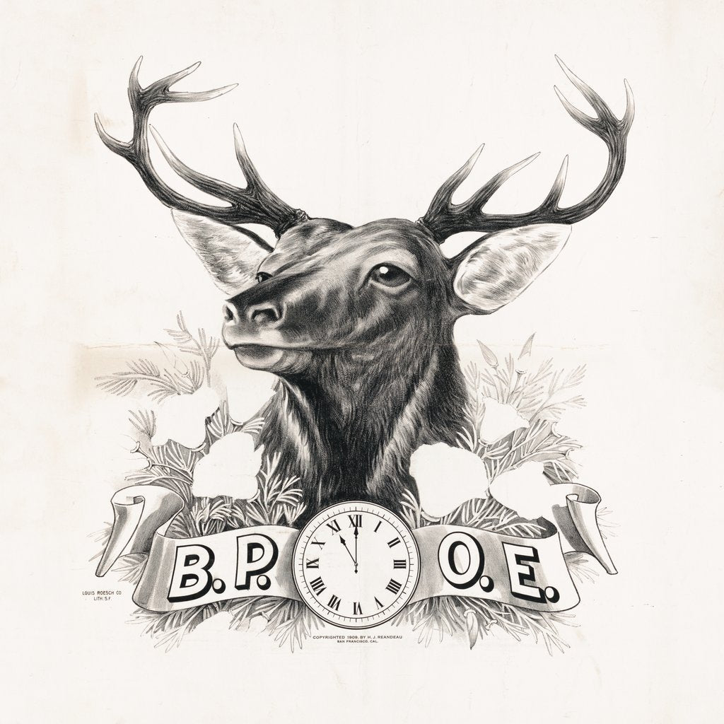H.J. Reandeau - B. P. O. E. [Benevolent and Protective Order of Elks] (1909)