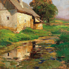Olga Wisinger-Florian - Am Tümpel hinterm Haus (1902)