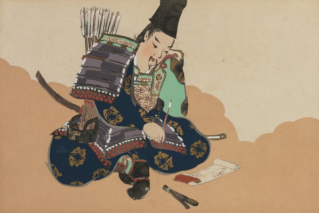 Kamisaka Sekka - Taira no Tadanori (Tadanori) (1909-1910)