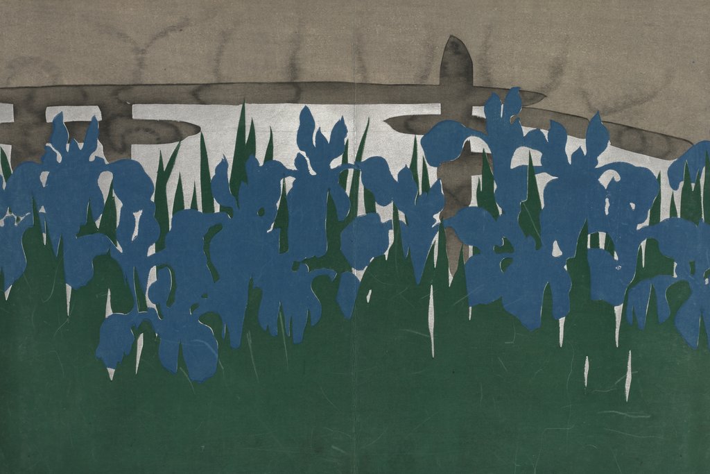 Kamisaka Sekka - Bridges (Yatsuhashi) (1909-1910)