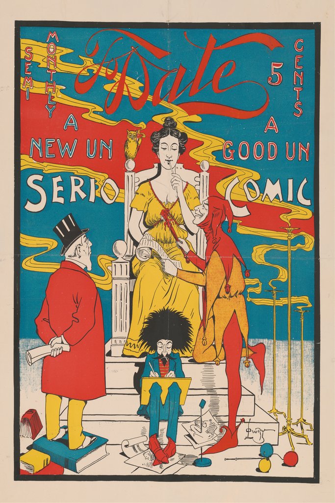 Everett E. Lowry - To Date. A new un serio, a good un comic (1895)