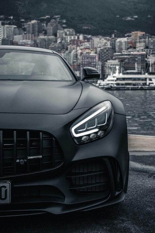 Flavien - Black mercedes benz car on road during daytime photo