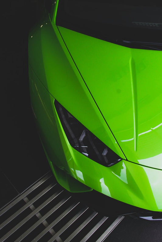 Viktor Theo - Parked green car photo