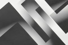 Edward Jenner - Minimalist abstract design featuring black and white geometric shapes in grayscale.