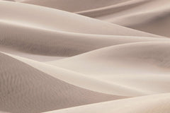 Zetong Li - Gently rolling sand dunes create a beautiful desert landscape under clear skies.