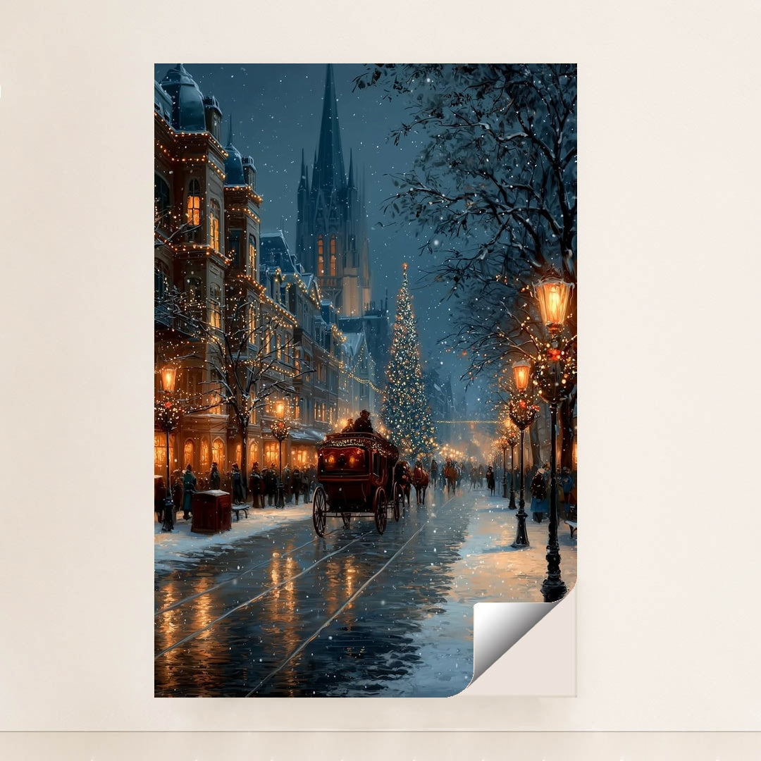 A Carriage on Christmas Eve by James Green - Peeliez