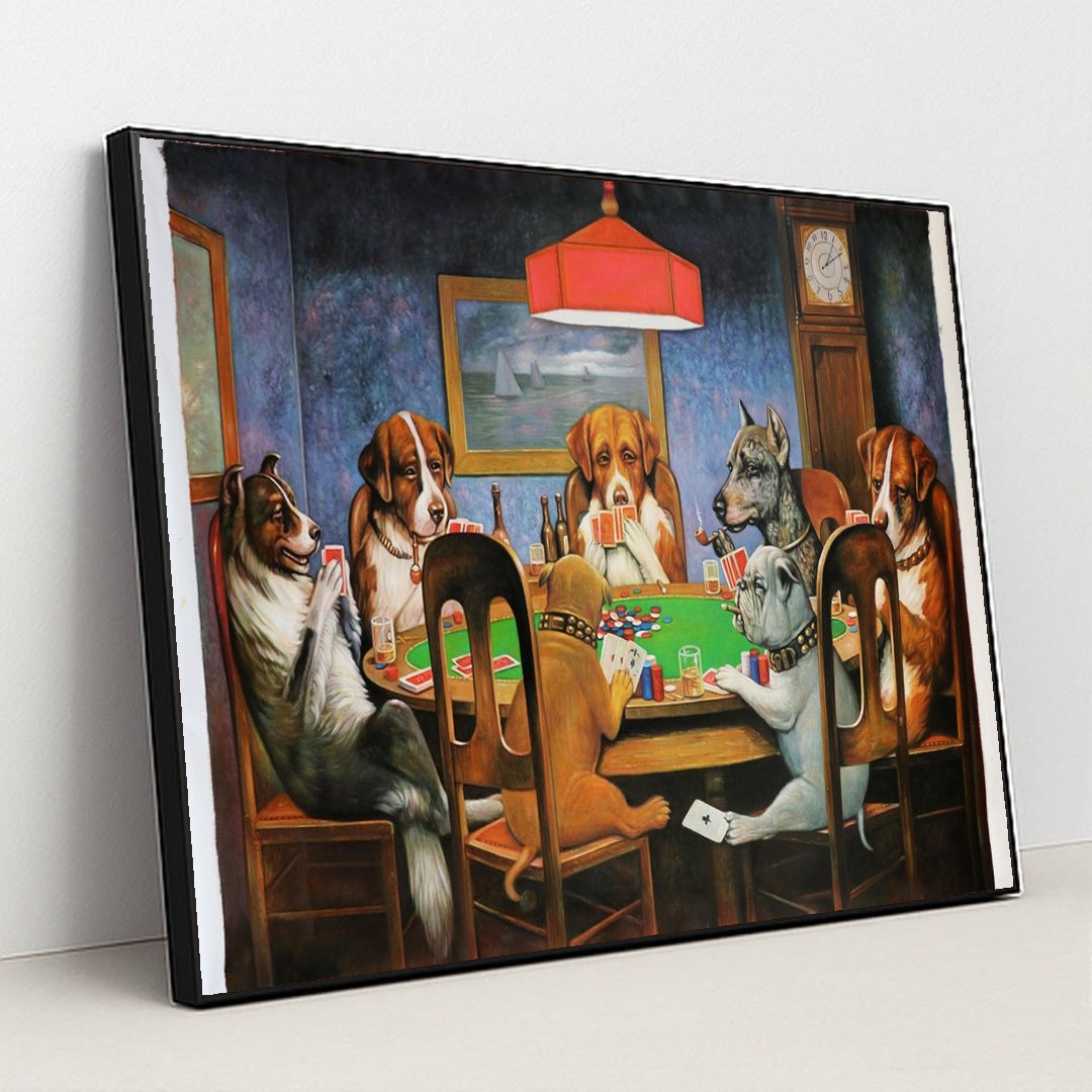 A friend in need by C.M. Coolidge - Black Frame Stretchiez